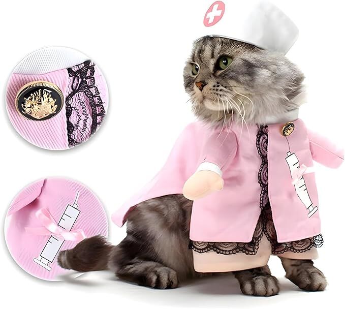pet products Dog Costume Clothes Halloween Cat Costumes Small Animal Funny view 3