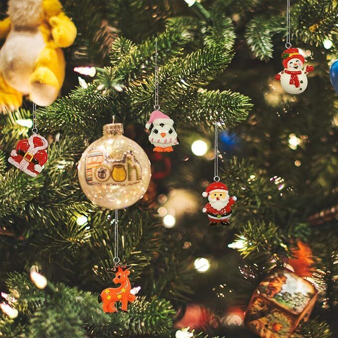 30pcs Mini Christmas Ornaments for Mini Tree Decorations Small Christmas view 5