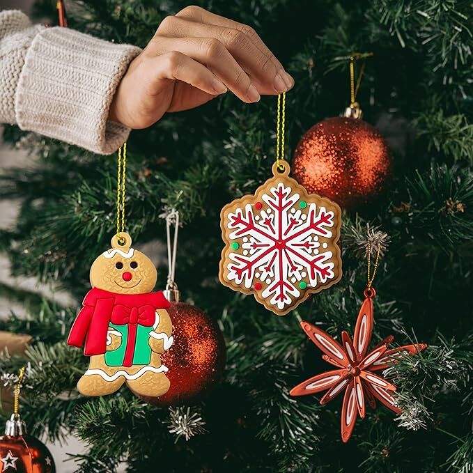 24pcs Christmas Ornaments Cute Snowman Xmas Tree Decorations Santa Claus view 2