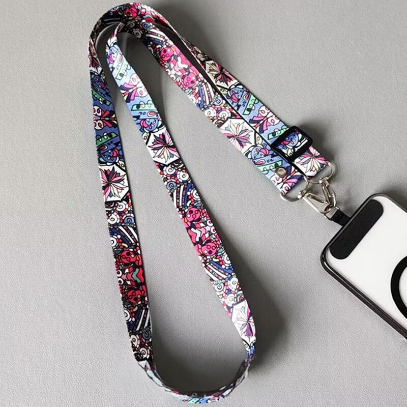 Christmas gifts 4PCS Boho Pattern Phone Crossbody Lanyard Set