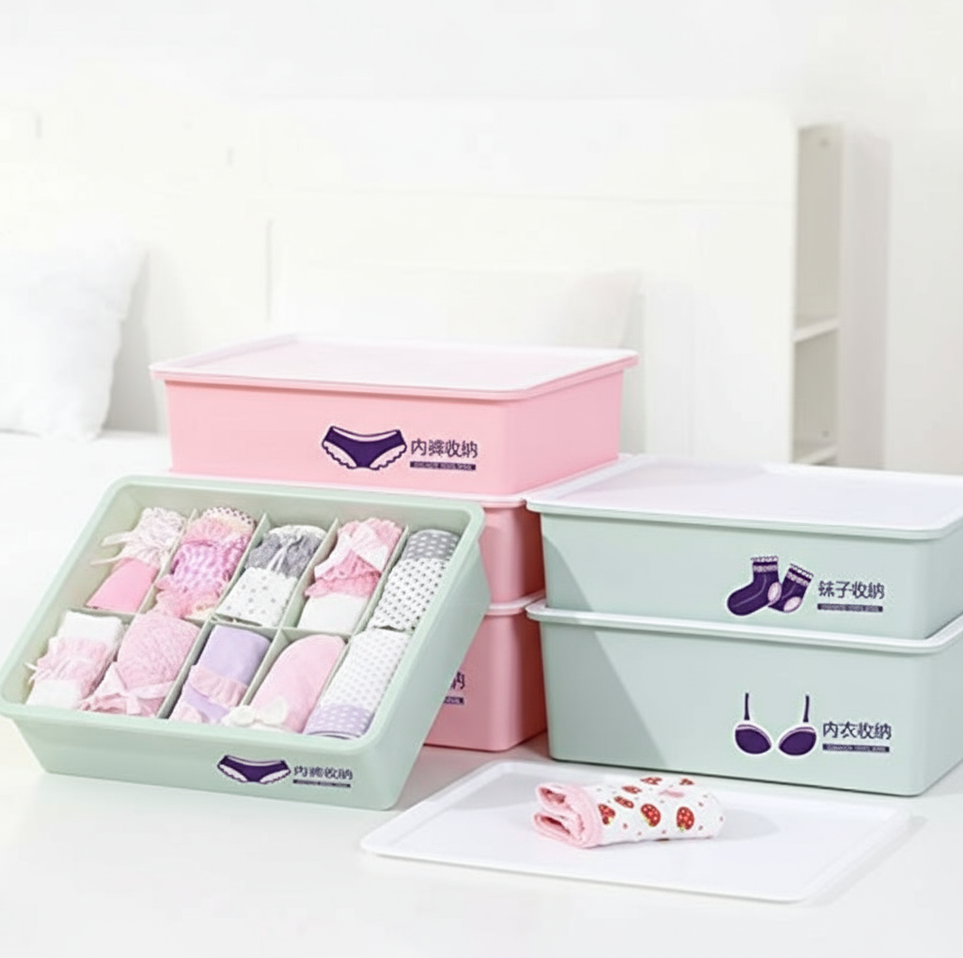 Underwear Panties Socks Box Close-fitting Clothing Storage Box Drawer view 8