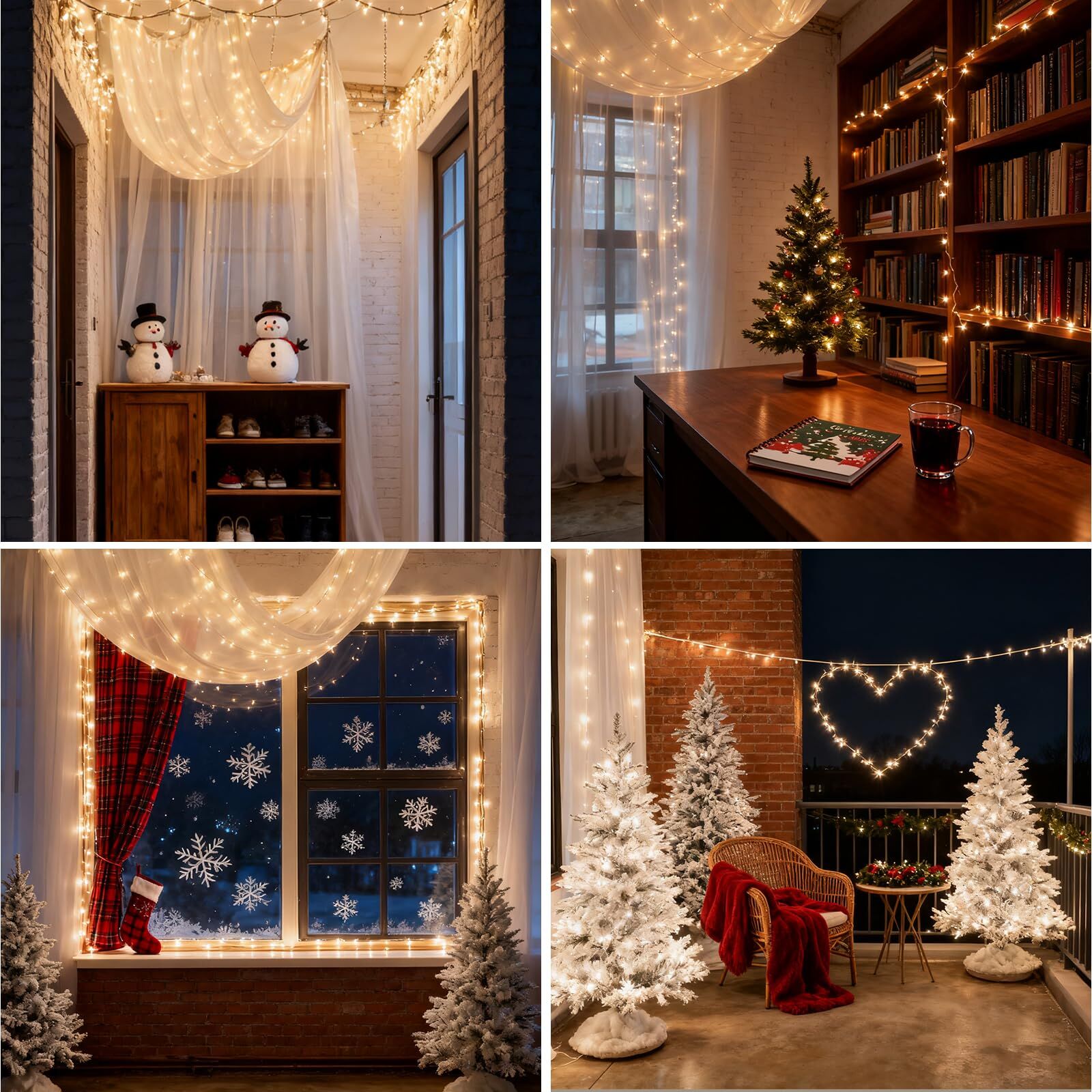 900 LED Warm White USB Fairy String Lights with Remote view 7