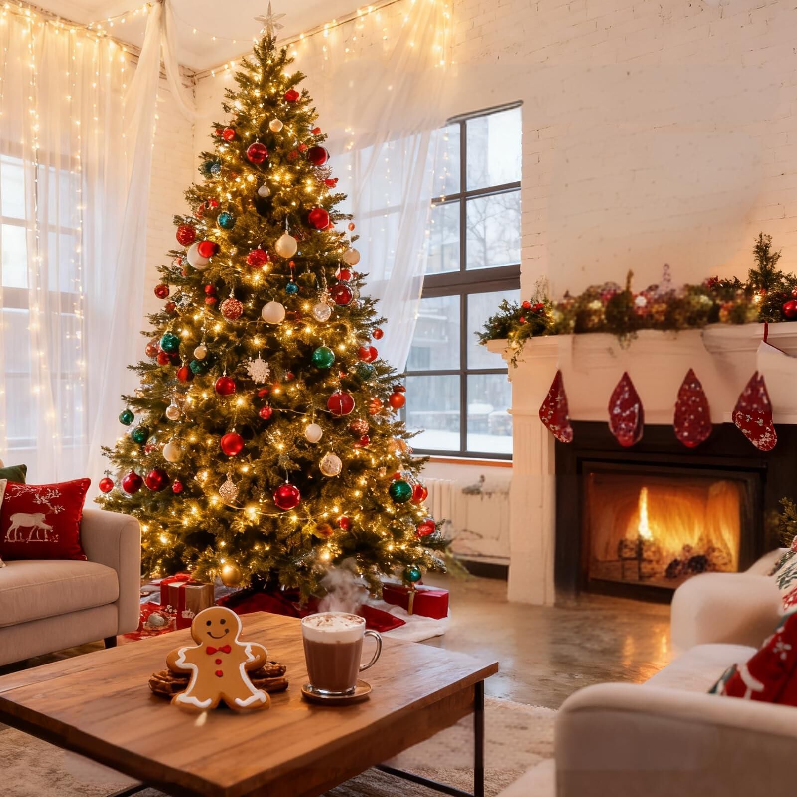 300 LED Warm White Fairy String Lights view 2