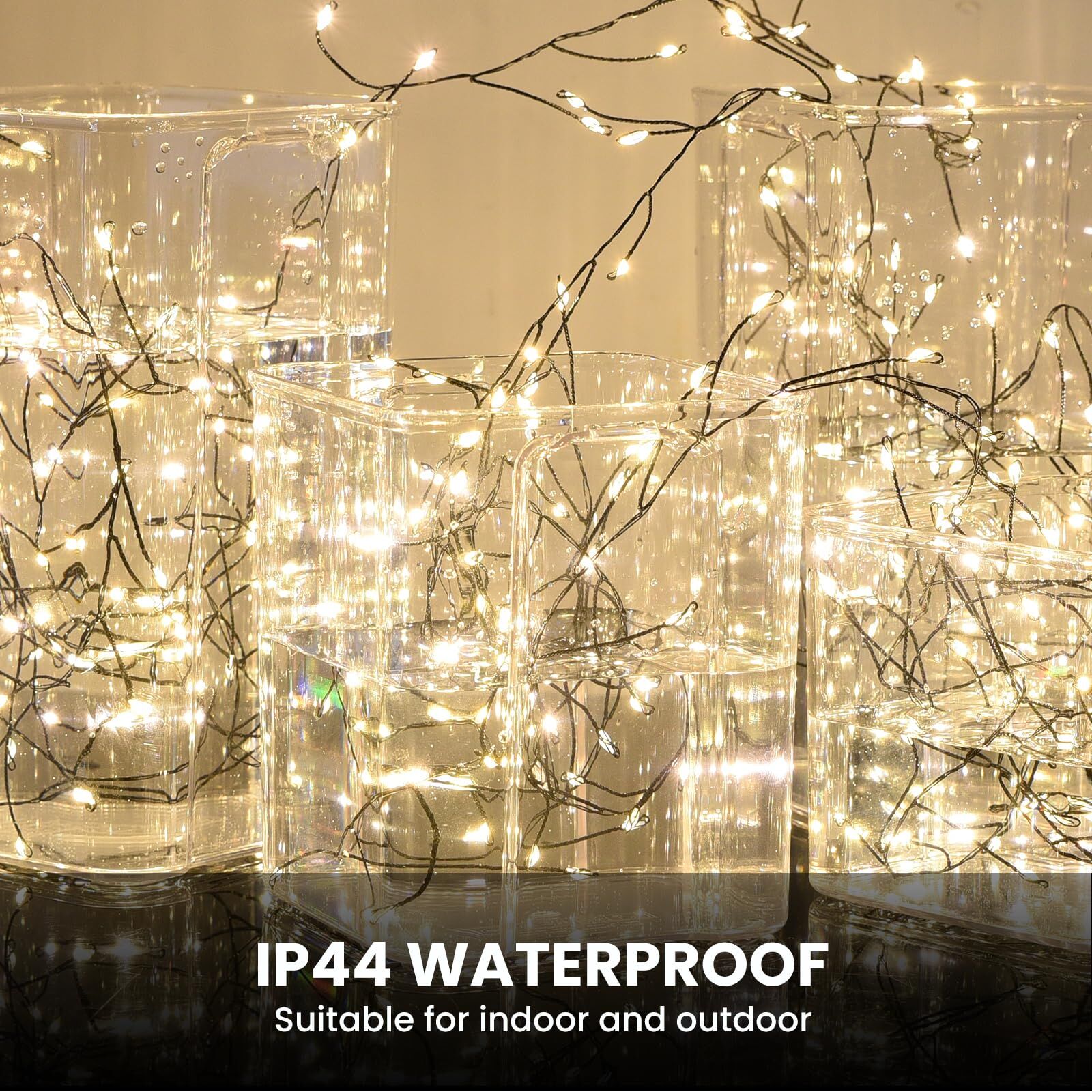 300 LED Warm White Fairy String Lights view 4