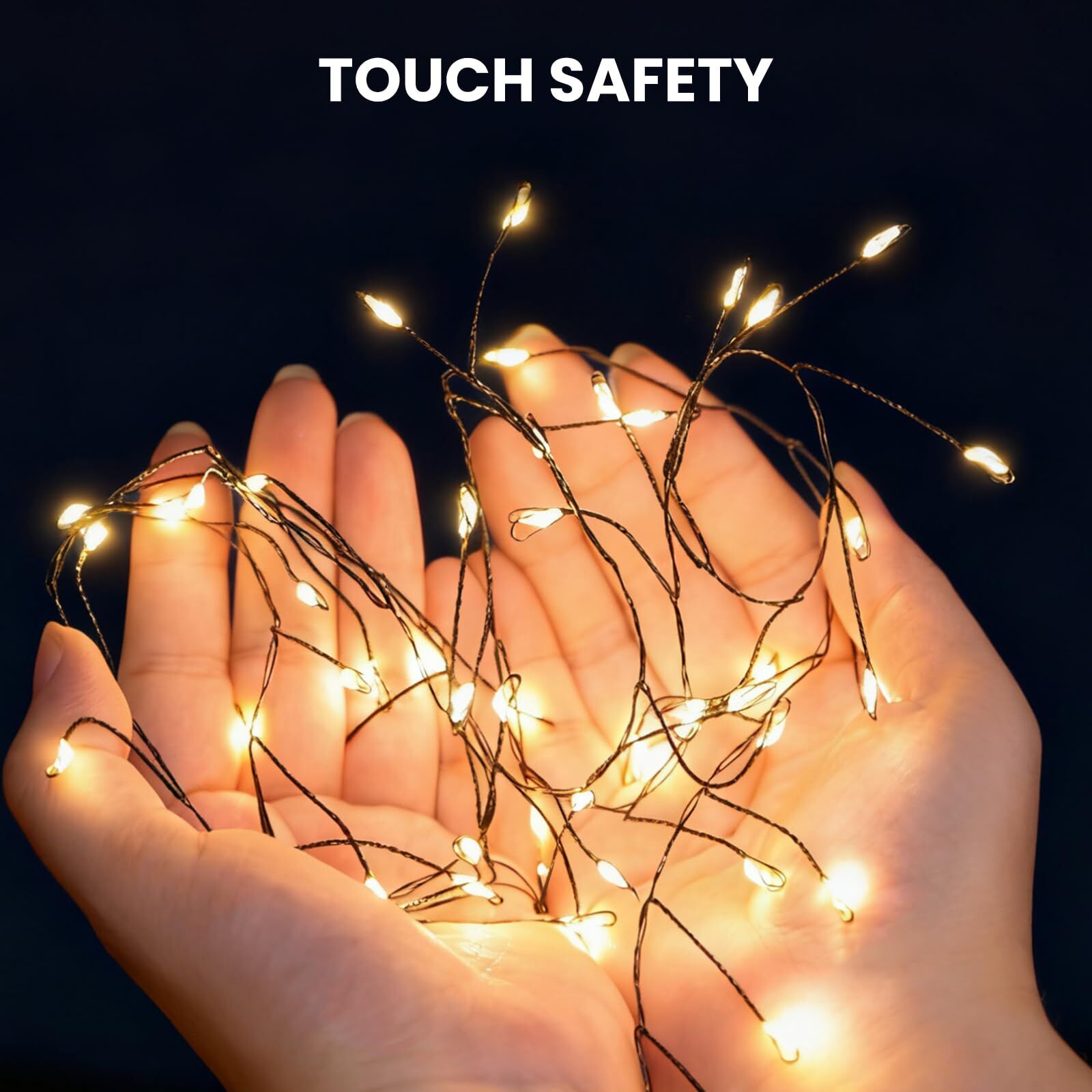 900 LED Warm White USB Fairy String Lights with Remote view 3