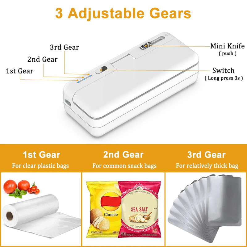 NNEOBA Mini Plastic Bag Sealer — image 1