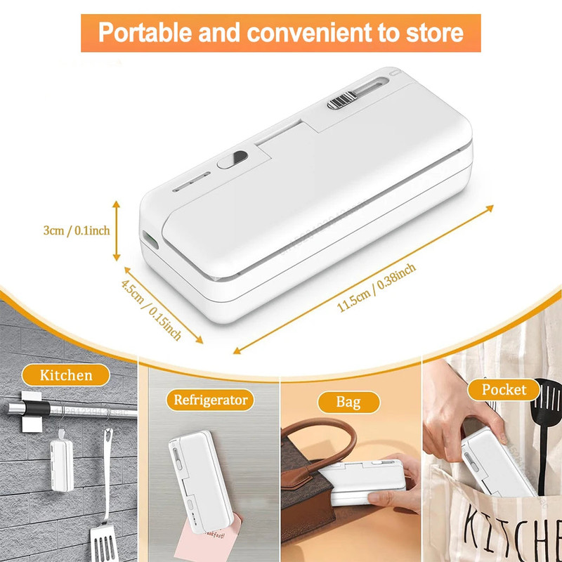 NNEOBA Mini Plastic Bag Sealer view 2