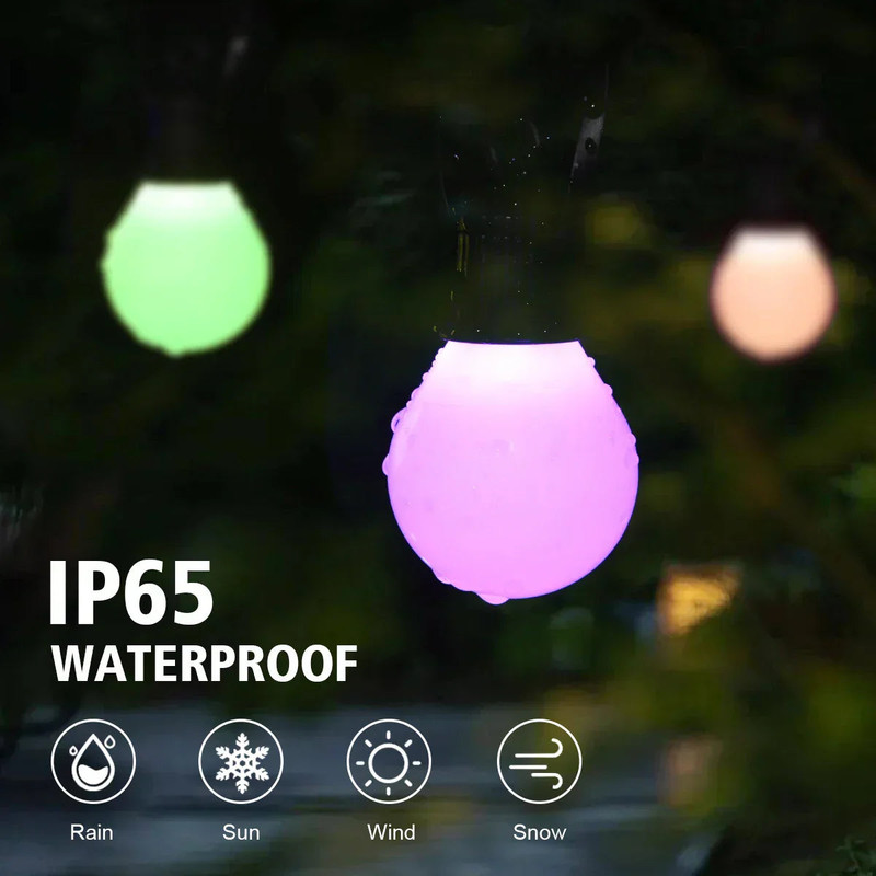 Bluetooth Colorful G40 Led Bulb String Lights view 3