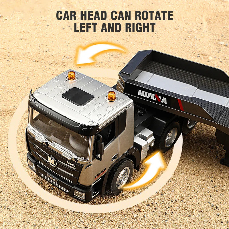 Rc Flat Truck 9-Channel Alloy Remote Control Trailer view 2