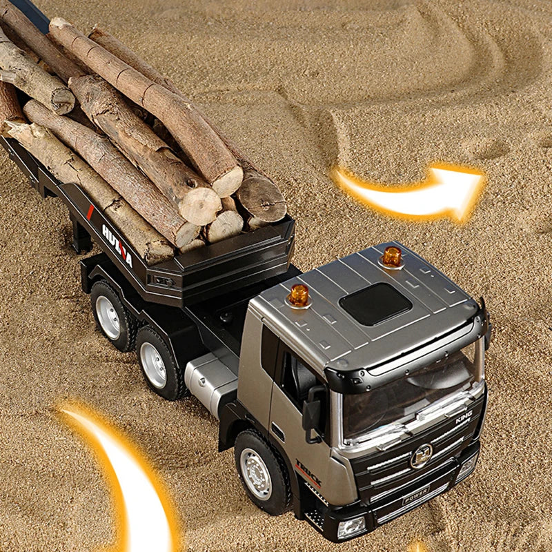 Rc Flat Truck 9-Channel Alloy Remote Control Trailer view 6