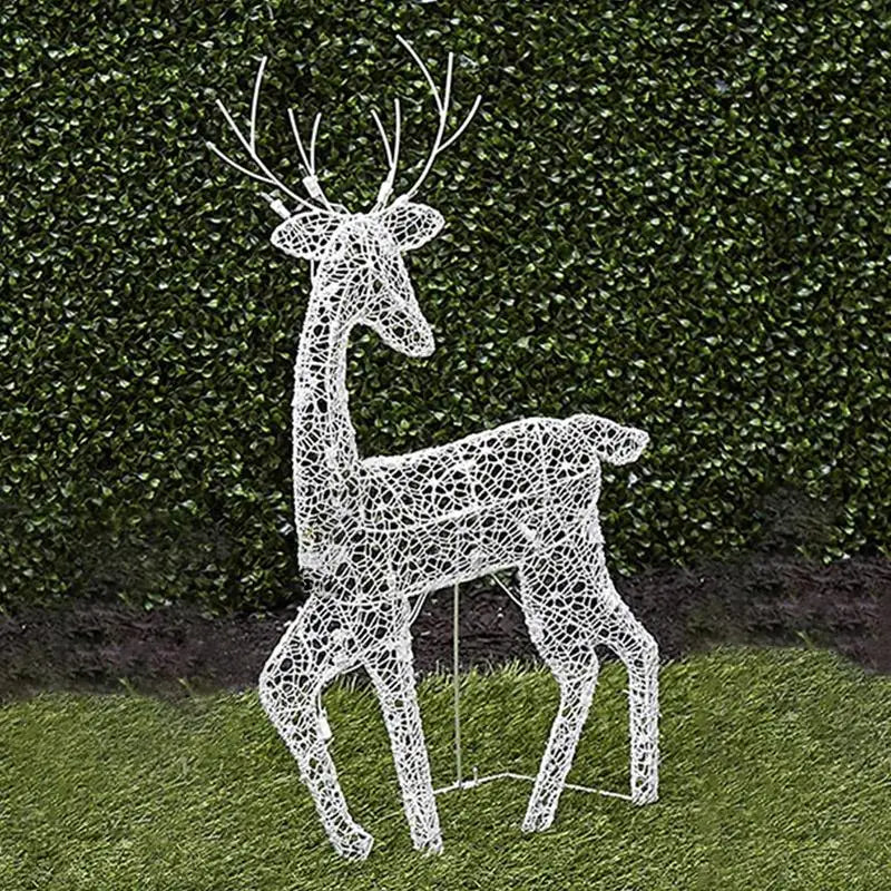 Lighted Christmas Deer Reindeer Family With Led Lights view 3