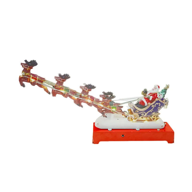 Light-Up Christmas Village House Decoration Set view 2