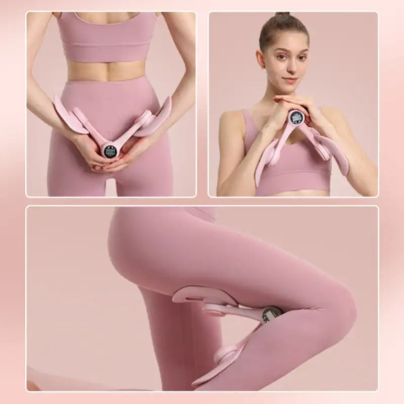 Smart Counting Pelvic Muscle Thigh Exerciser Pink view 2