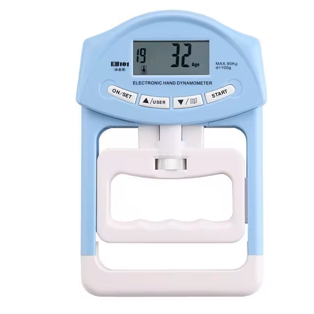 Digital Dynamometer Hand Grip Strength Tester - Blue view 2
