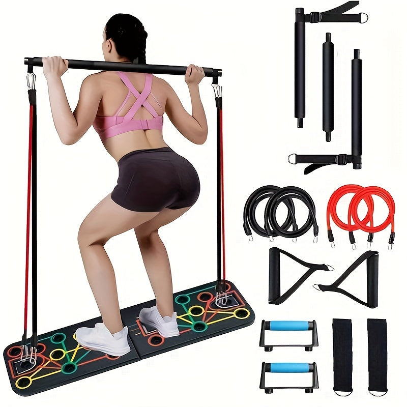 Push-Up Board Set with Resistance Bands view 2