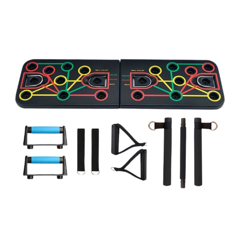 Push-Up Board Set with Resistance Bands view 8