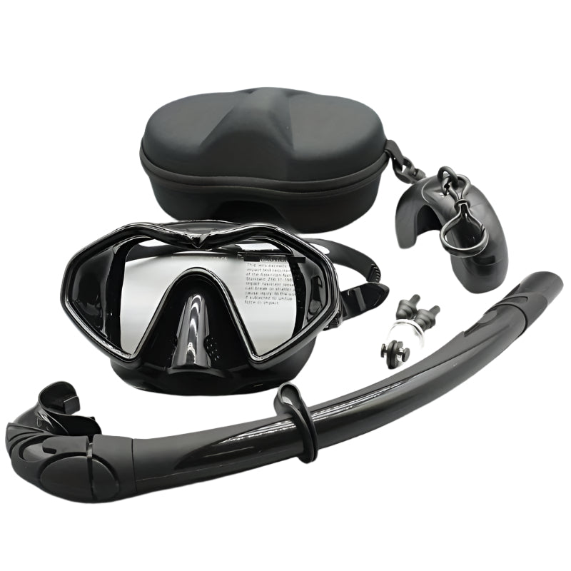 Adult Anti-Fog Snorkel Set with Dry Tube view 2