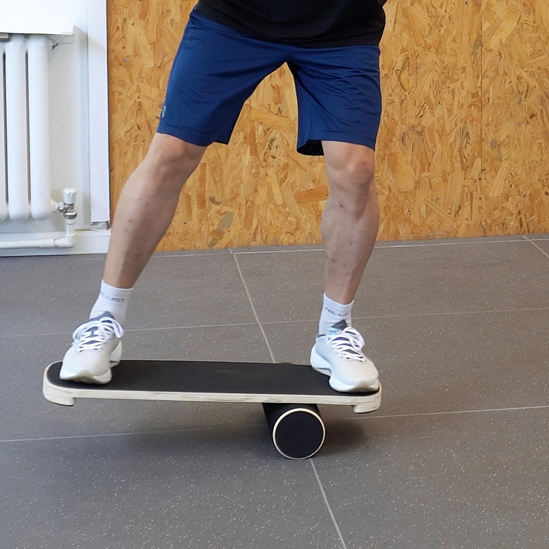 Wooden Surf Balance Board for Core Training view 3