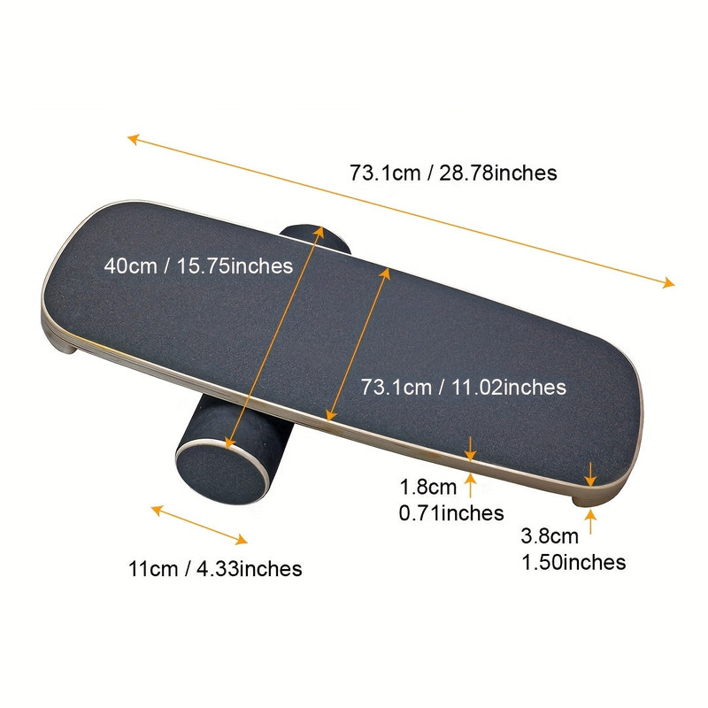 Wooden Surf Balance Board for Core Training view 4