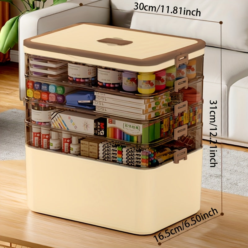 5-Layer Craft & Sewing Tool Storage Box view 4