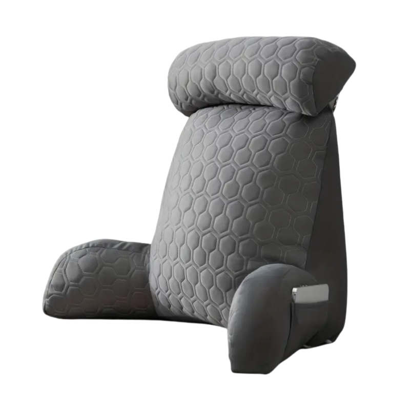 Cool Latex Reading Pillow with Armrests & Pockets view 4