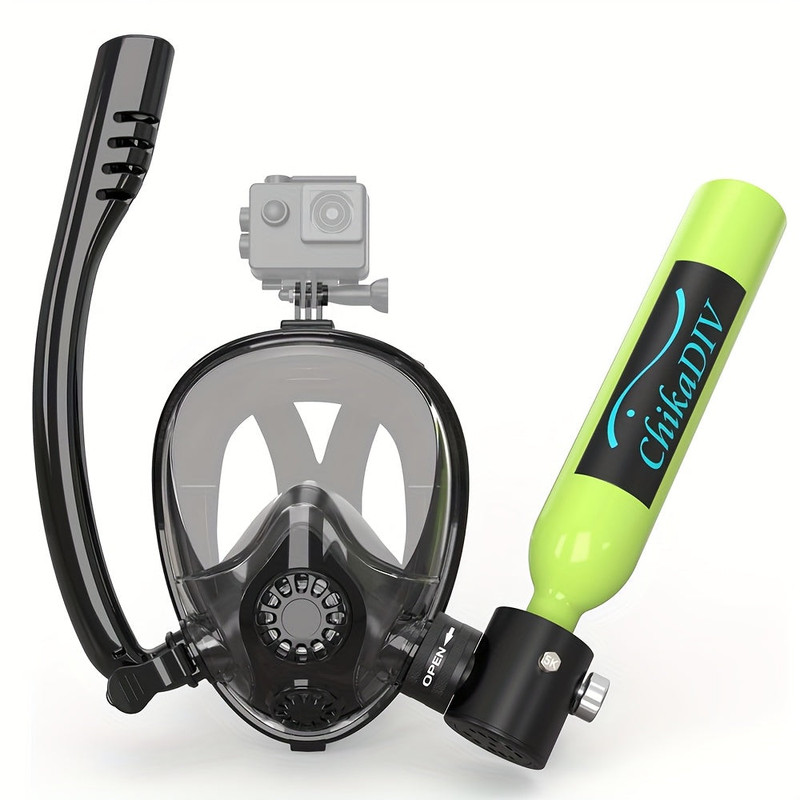 Diving Set with 0.5L Tank and Camera Mount view 3