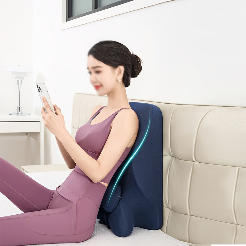 Ergonomic Bed Pillow with Detachable Headrest Support view 2