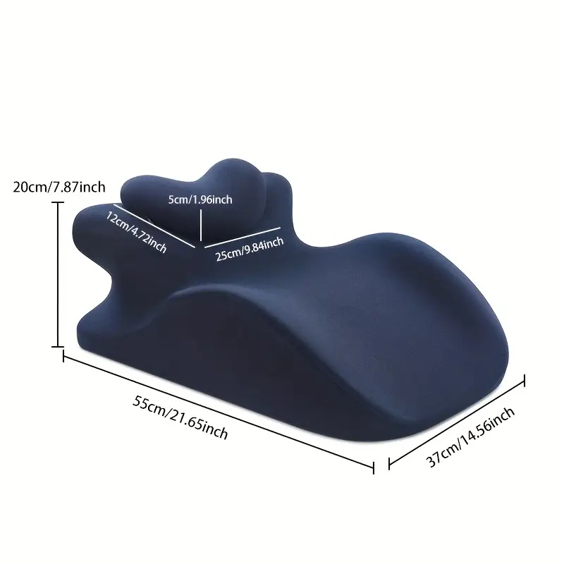 Ergonomic Bed Pillow with Detachable Headrest Support view 3
