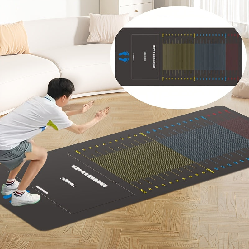 Jumping Test Fitness Mat with Measurement Guide