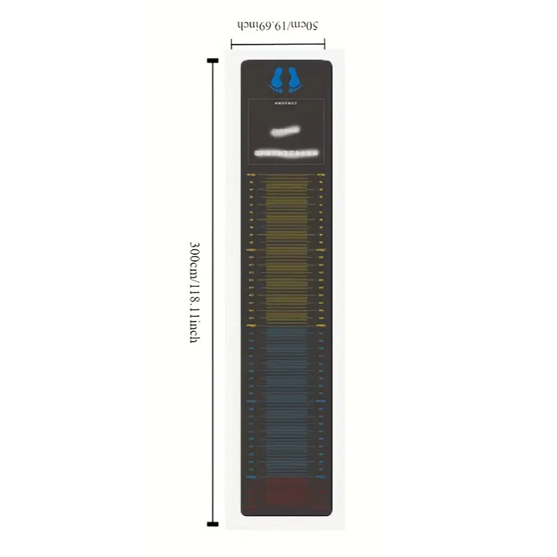 Jumping Test Fitness Mat with Measurement Guide view 3