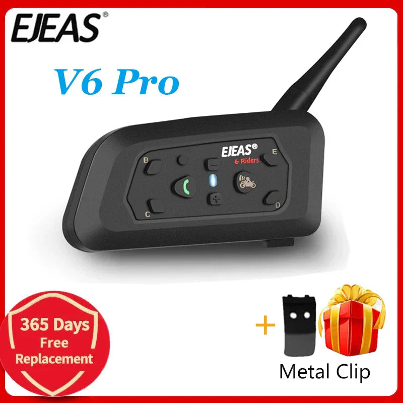 1200M Bluetooth Motorcycle Helmet Intercom Headset view 5