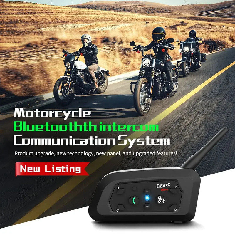 1200M Bluetooth Motorcycle Helmet Intercom Headset view 8