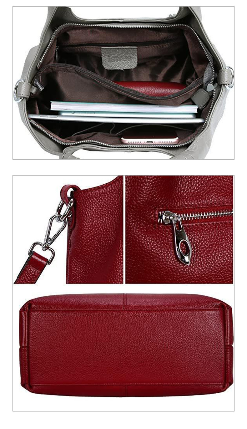 Women's Leather Handbag - Stylish & Durable Fashion Bag for Daily Use view 2