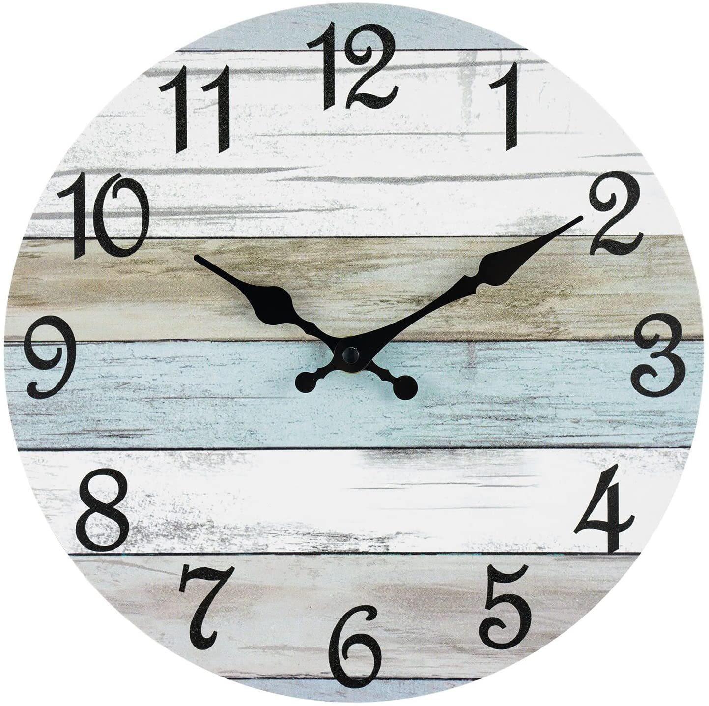 Wooden Wall Clock - Vintage-Style Decorative Clock for Home & Office — image 1
