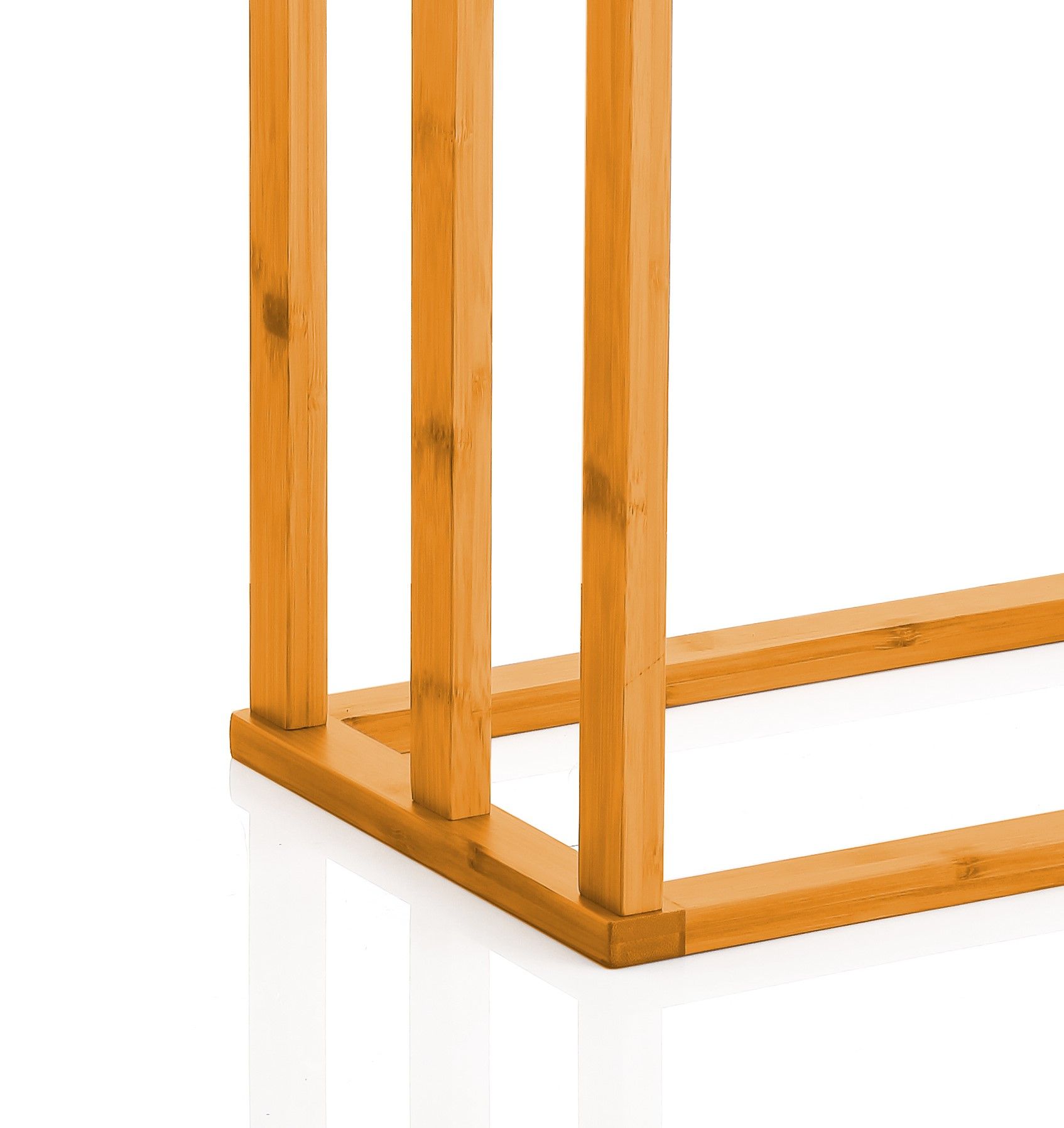 CARLA HOME Bamboo Towel Bar Holder Rack 3-Tier Free Standing for Bathroom. view 6