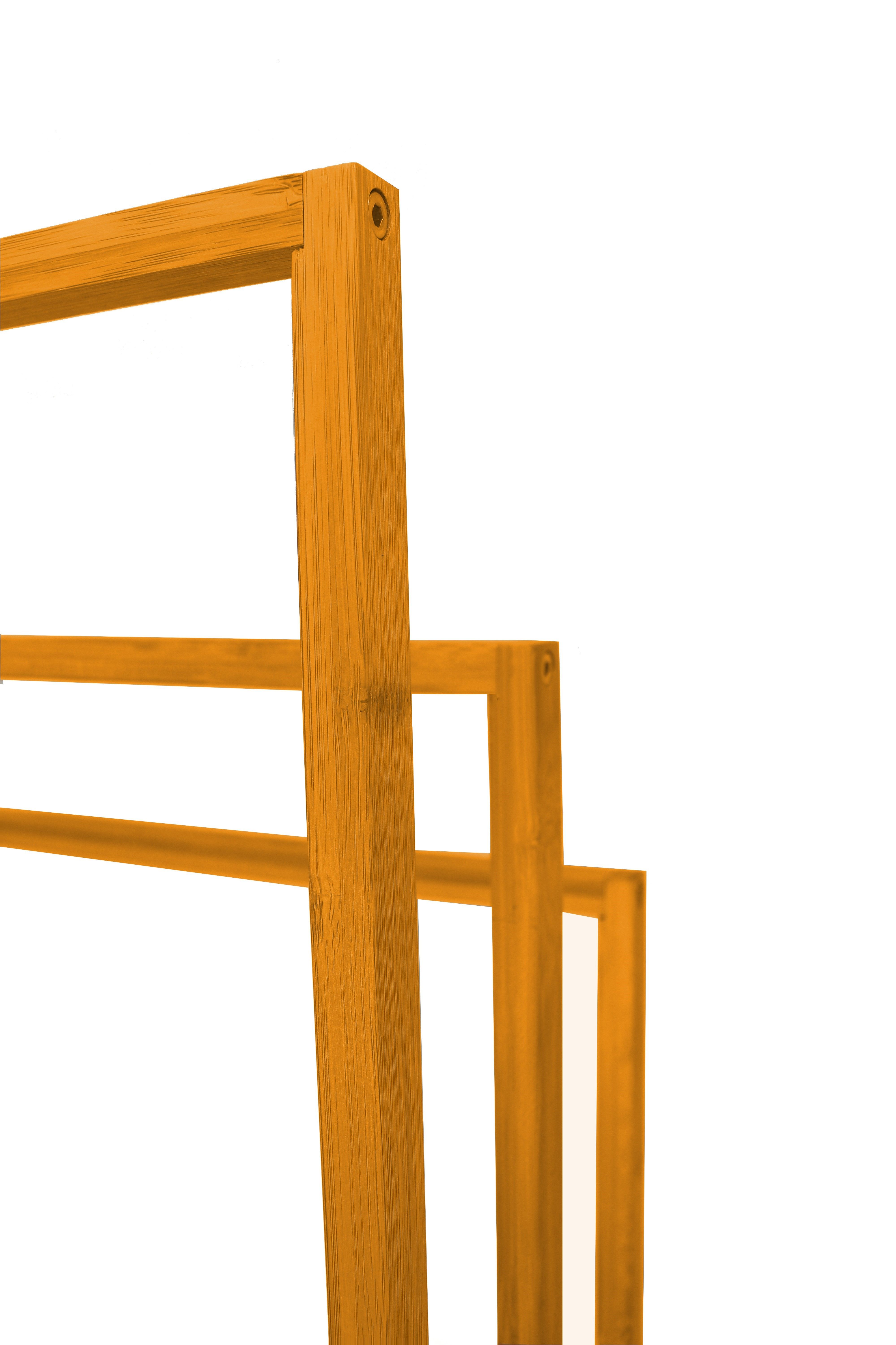 CARLA HOME Bamboo Towel Bar Holder Rack 3-Tier Free Standing for Bathroom. view 7