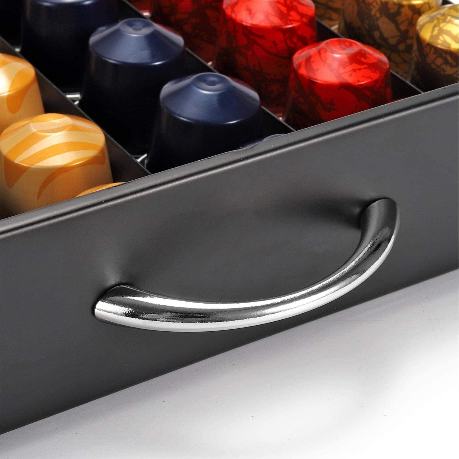 CARLA HOME Coffee Pods Holder Storage Drawer Compatible with 60 Nespresso Pods view 4