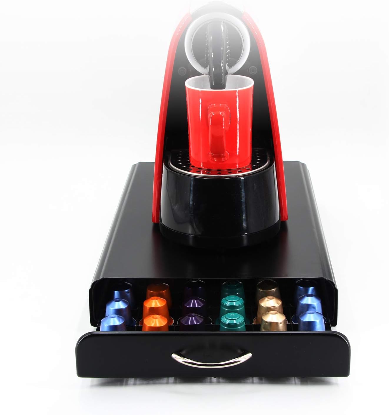 CARLA HOME Coffee Pods Holder Storage Drawer Compatible with 60 Nespresso Pods view 8