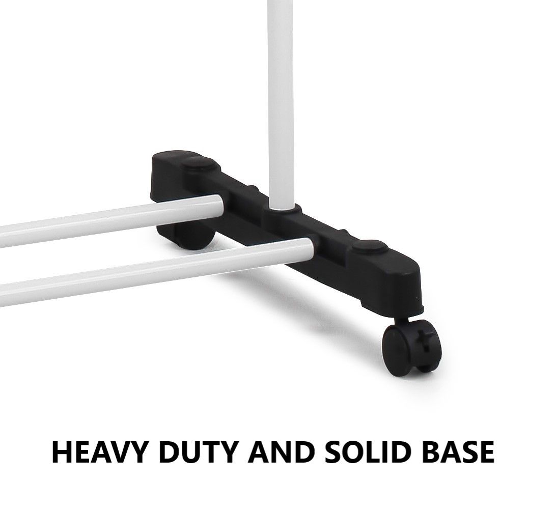 CARLA HOME Folding 3 Tier Clothes Laundry Drying Rack with Stainless Steel view 4