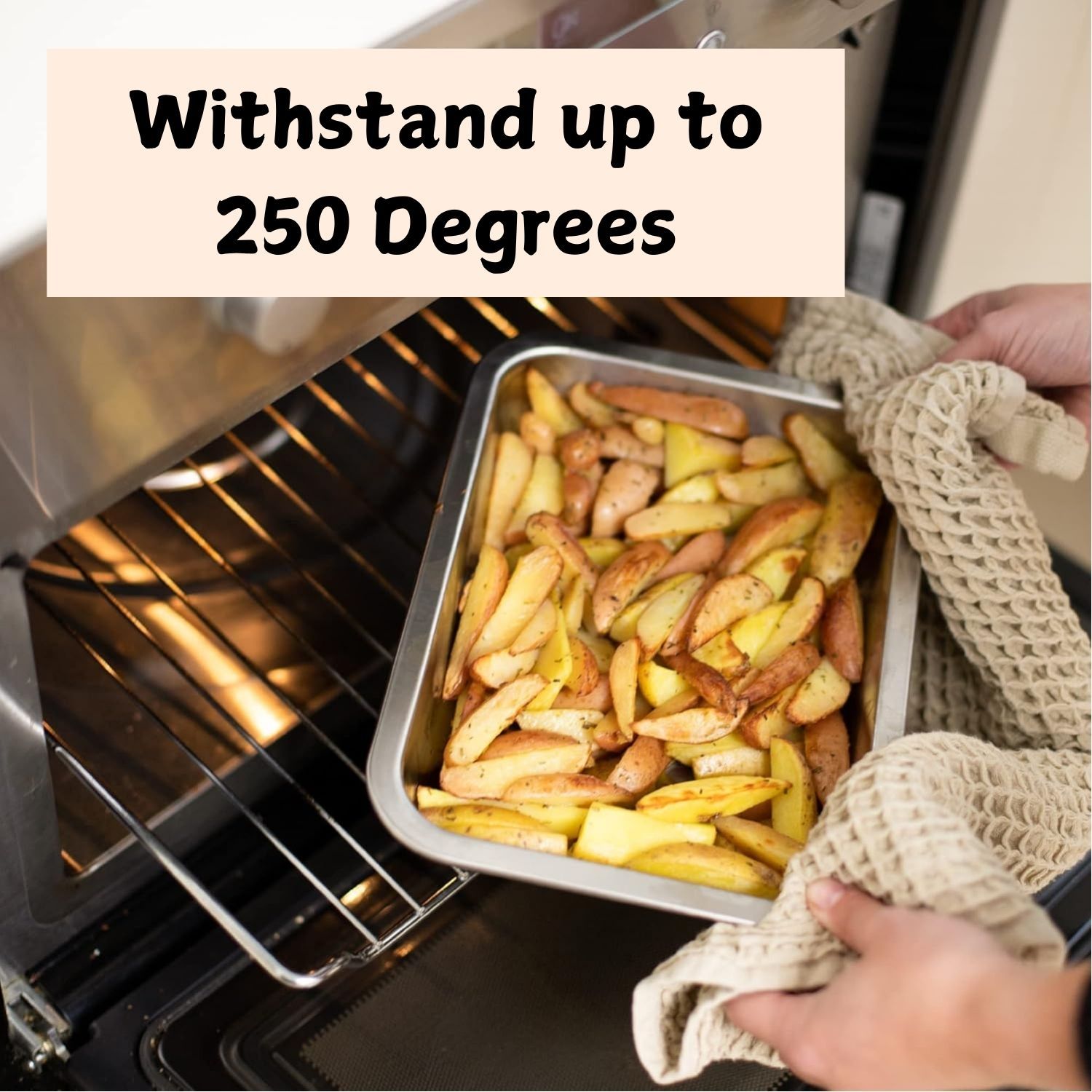 Chopping Board with with 2 Organiser Stainless Steel Trays Containers view 6