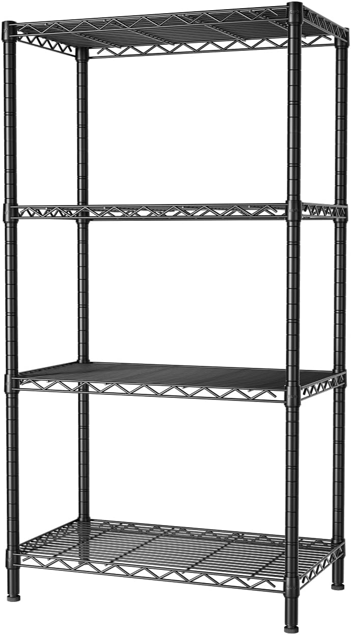 CARLA HOME 4-Tier Adjustable Metal Storage Shelves Wire Rack Organizer for Kitchen view 9