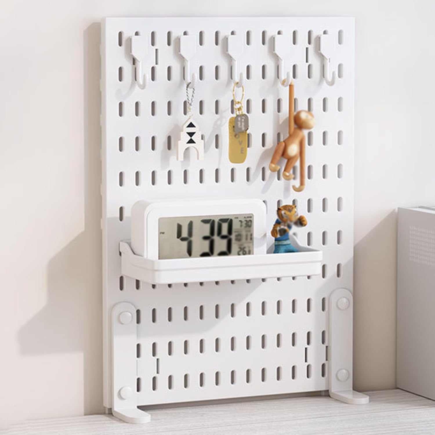 CARLA HOME Desk Pegboard Organizer Kit with Hooks