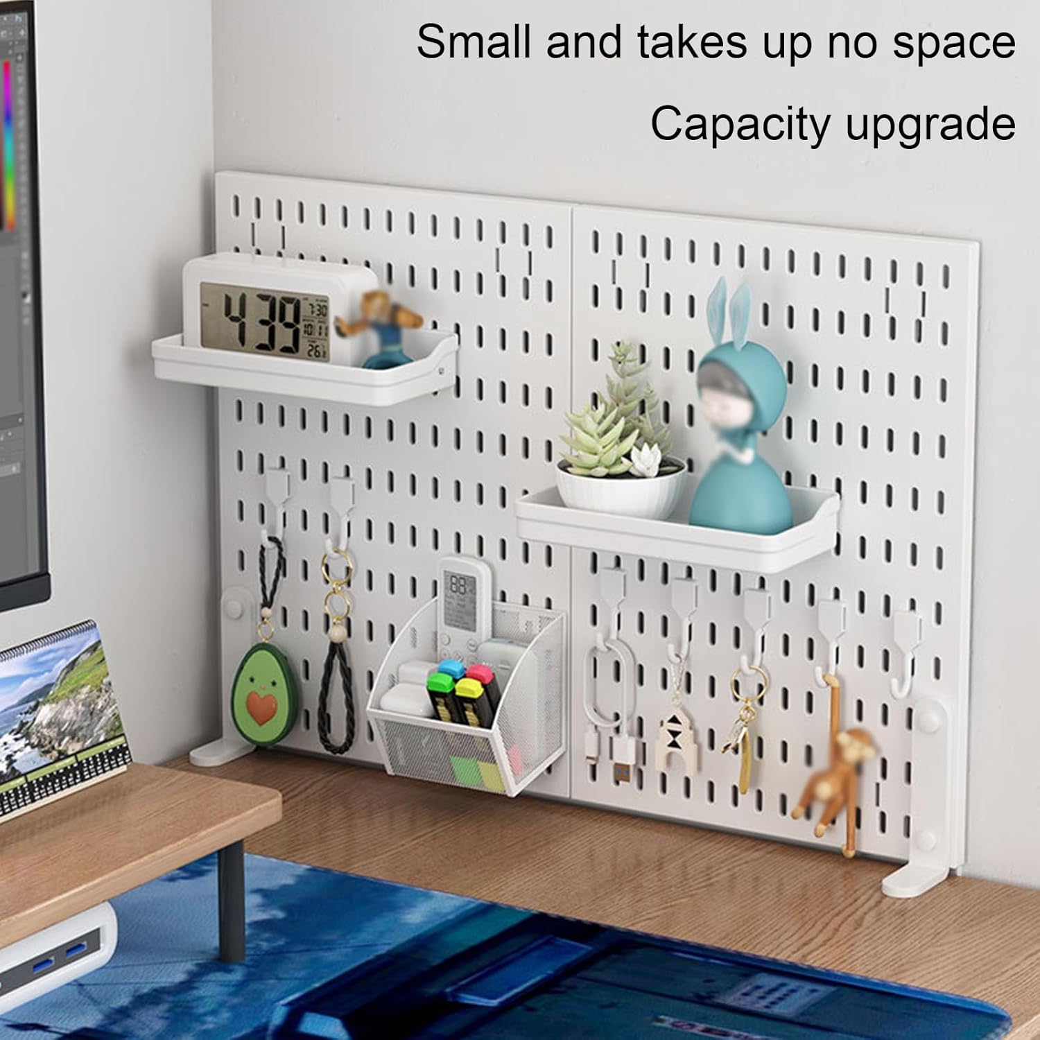 CARLA HOME Desk Pegboard Organizer Kit with Hooks view 5