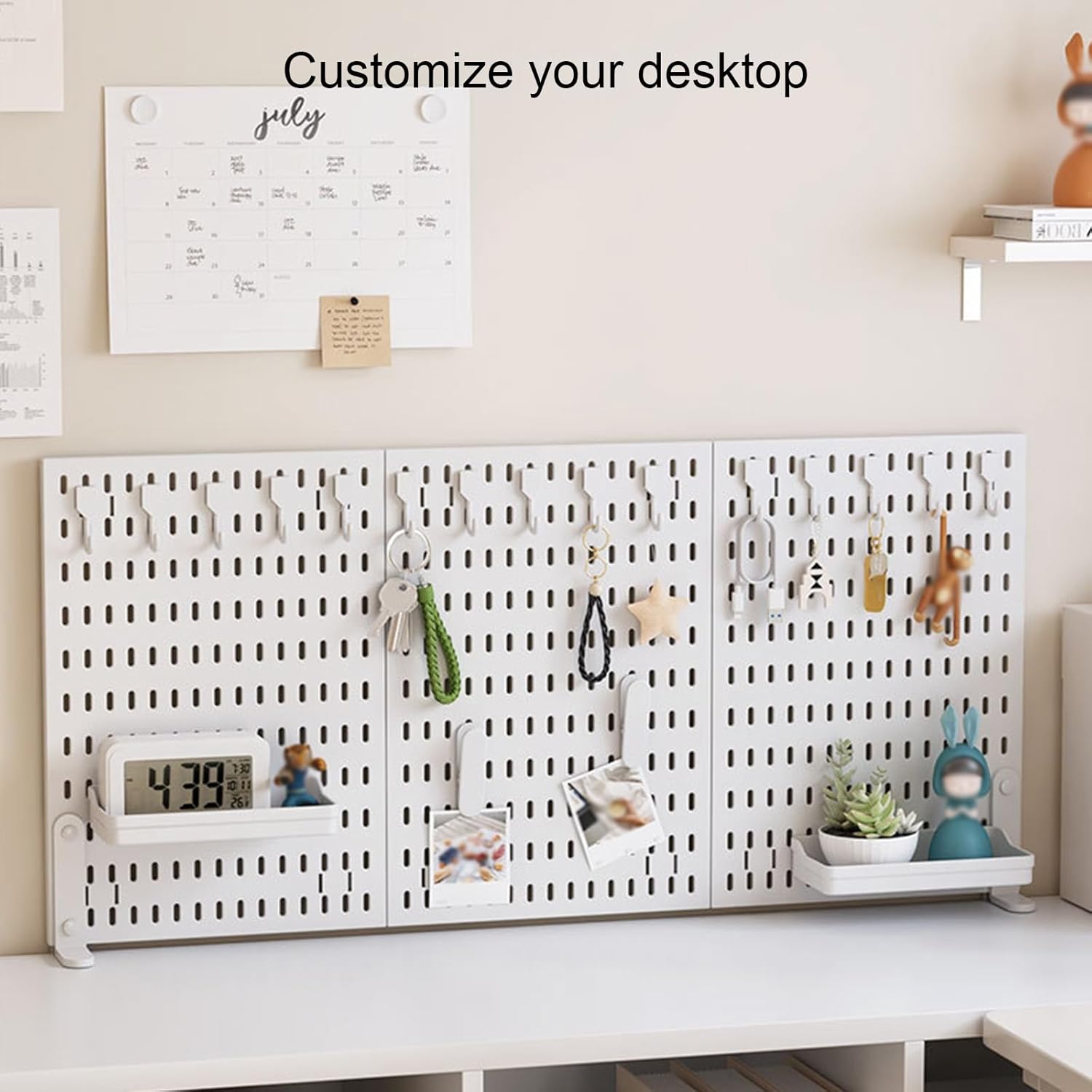CARLA HOME Desk Pegboard Organizer Kit with Hooks view 6