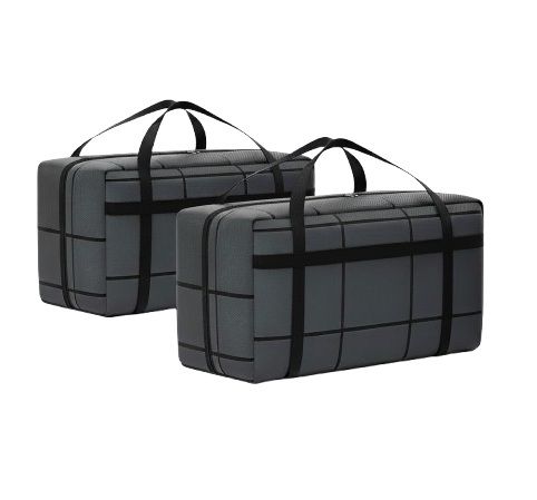 CARLA HOME 2-Pack 180L Extra Large Moving Storage Bags with Handles & Duty view 8