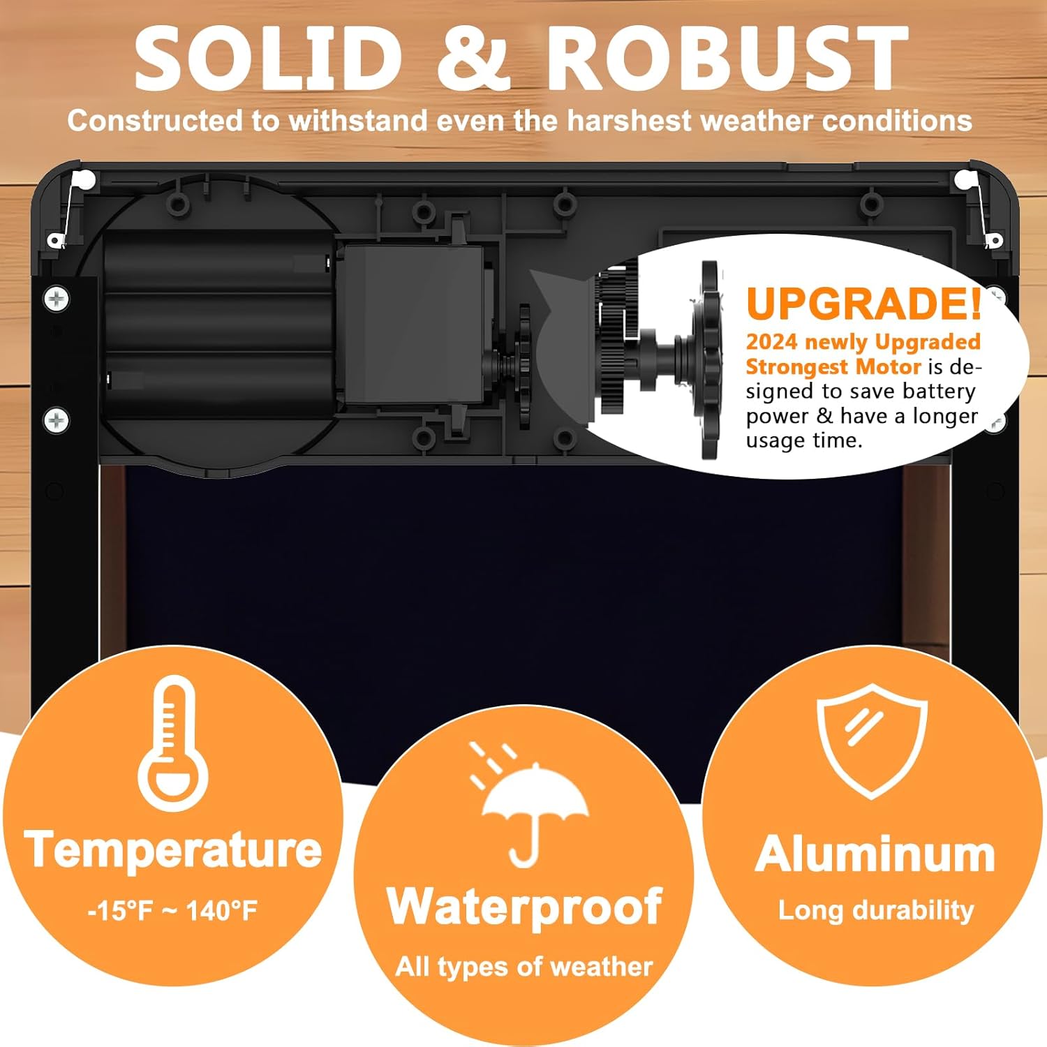 CARLA HOME Automatic Chicken Coop Door Opener with Timer Control view 5