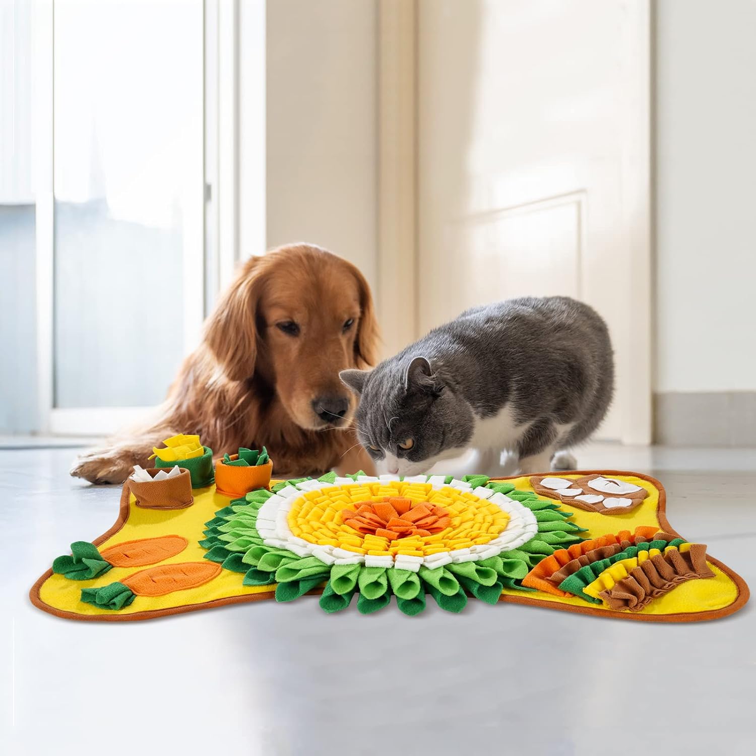 CARLA HOME Snuffle Interactive Feeding Mat Toy for Dogs & Pets view 3