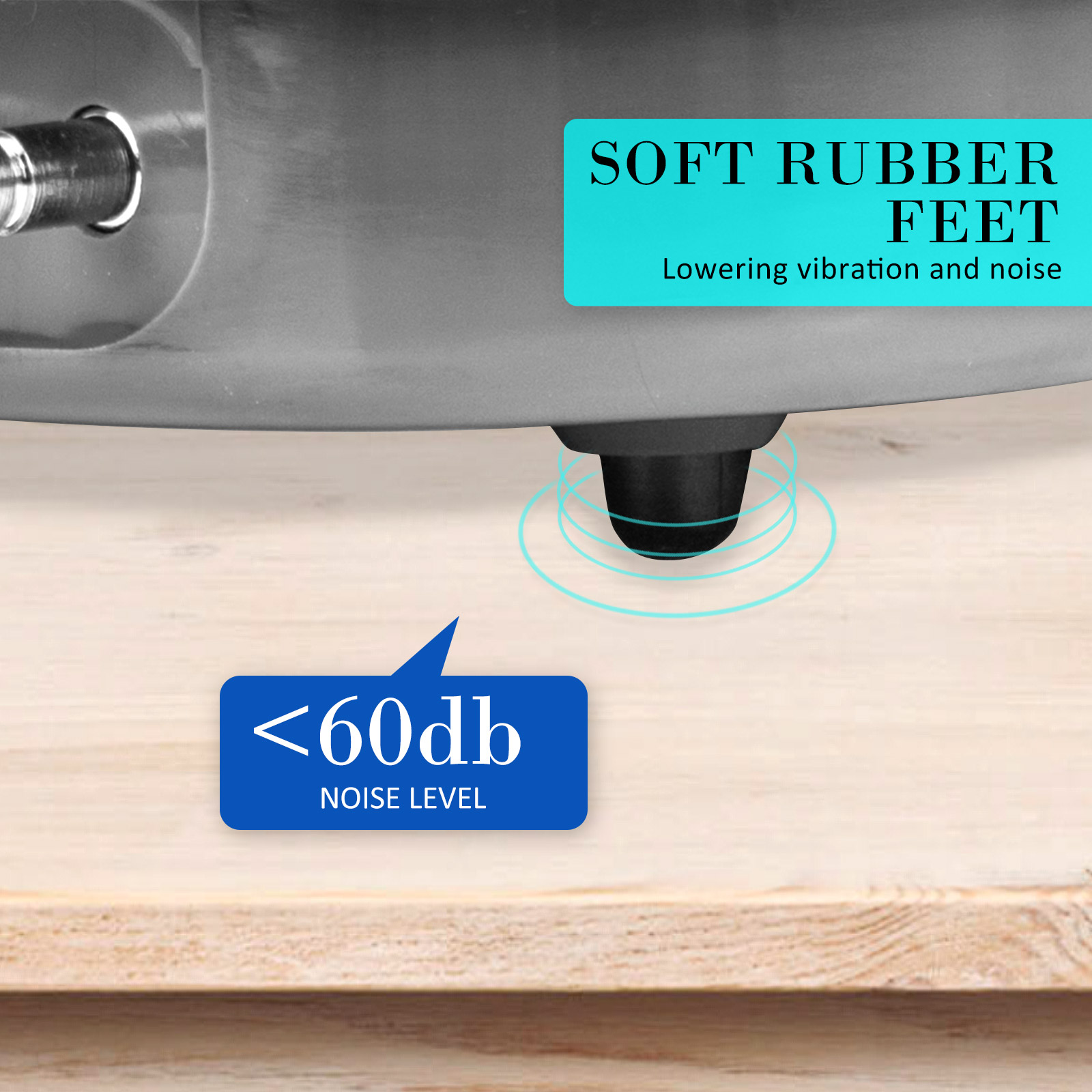 Aquarium Air Pump Oxygen Hydroponic 4 Outlet 360L/H 13W view 6