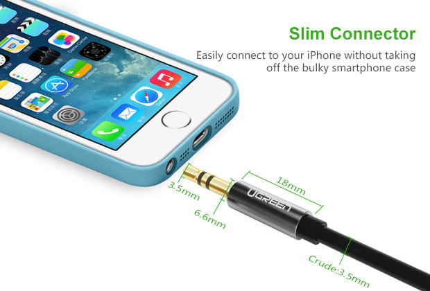 UGREEN 3.5mm male to 3.5mm male cable 3M (10736) view 2