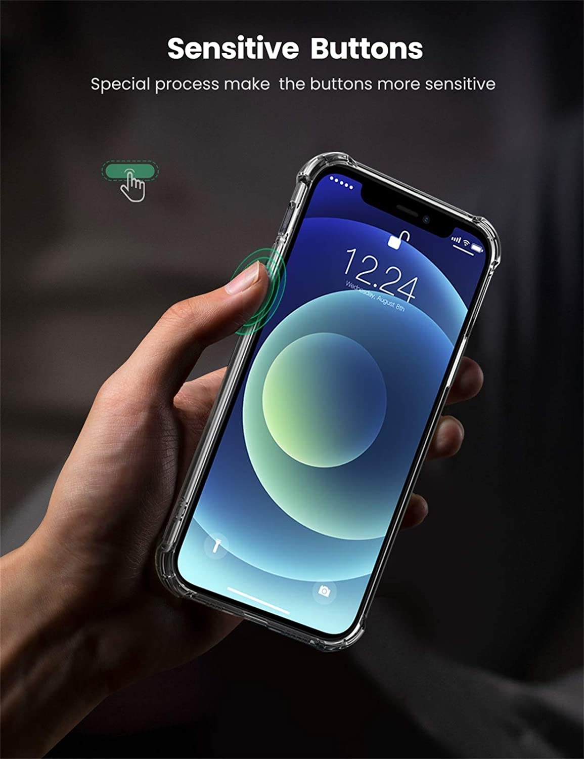UGREEN 20441 Protective Case for iPhone 12 6.1-inch (Clear) view 4